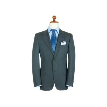 Slim Fit 3pc Solid Blue Suit