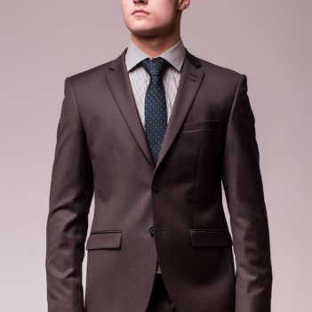 Traditional Fit 2pc Brown Suit